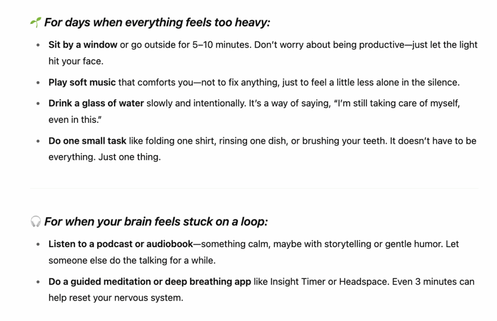 AI Therapy Recommendations for Improving Depressed Mood