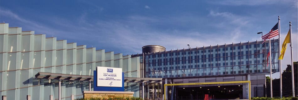 Modern CDC Museum building exterior, showcasing contemporary architecture and the global health education center in Washington, D.C.